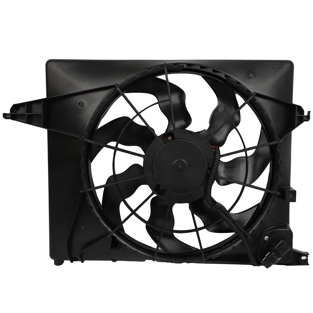Electric AC Condenser Cooling Fan Kit for Hyundai Santa Fe (2010–2012)
