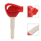 Red Uncut Ignition Key Blank for Yamaha Motorbike Scooter