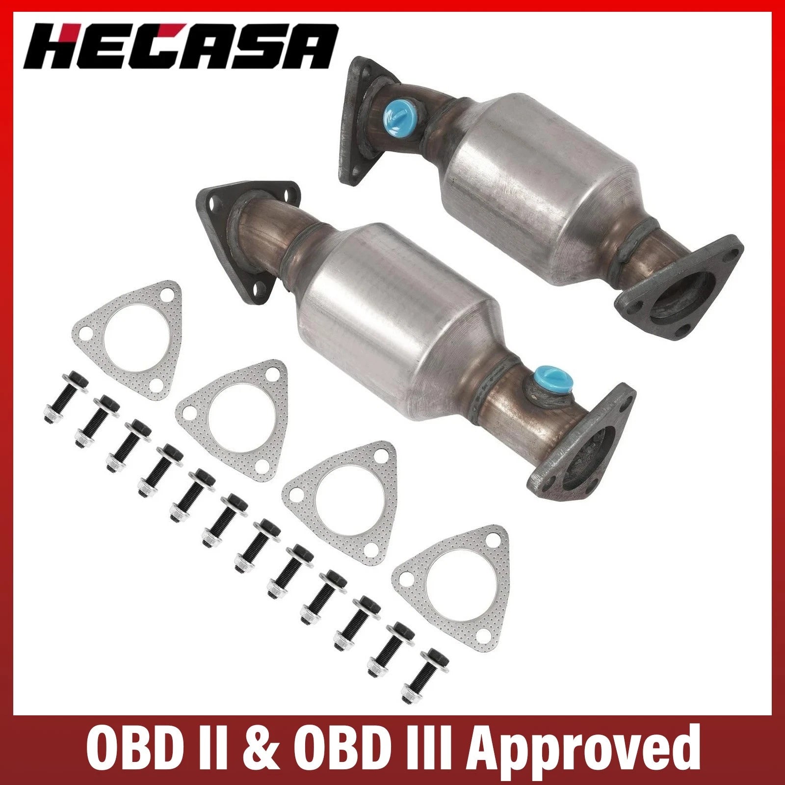 Set of 2 Catalytic Converters for Nissan Xterra/Frontier (1999–2004)