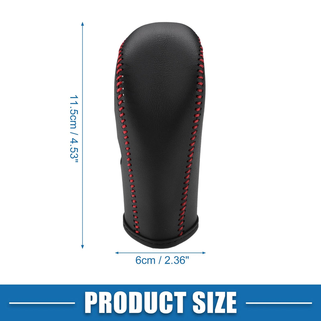 Gear Shifting Knob Cover Trim for Nissan Versa (2007–2012) Black Red