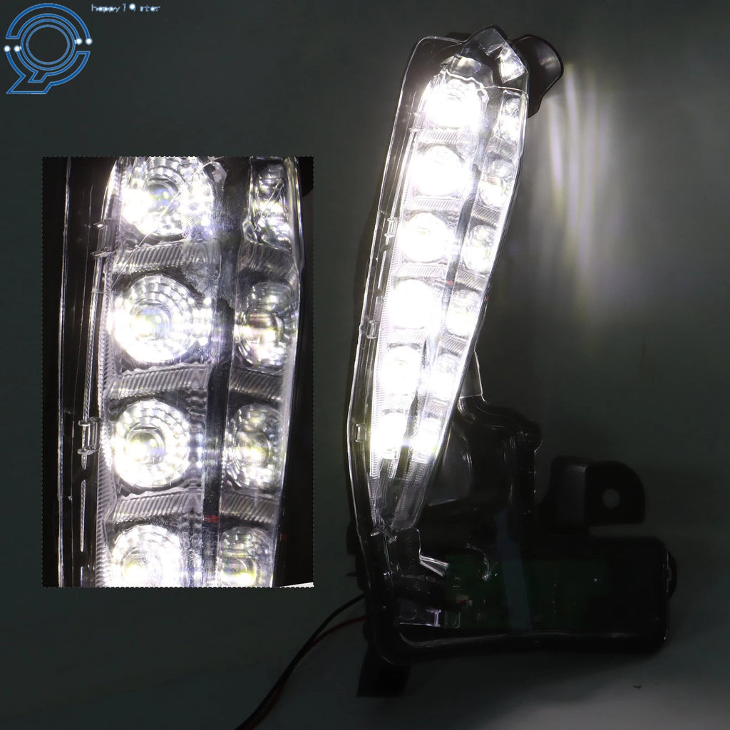 Fog Lamp DRL Light for Toyota Corolla SE XSE (2017-2019) LED Black