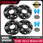 1" 5x120 Hubcentric Wheel Spacers for Chevrolet Corvette Cadillac CTS (2005–2011)