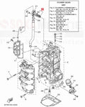 Thermostat for Yamaha F115B (2000–2023) 6EK-12411-00-00 8M6010301 18-3639
