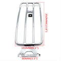 Chrome Luggage Rack for Harley Softail FXST (1998–1998) & Fatboy FLSTF (2005)