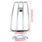 Chrome Luggage Rack for Harley Softail FXST (1998–1998) & Fatboy FLSTF (2005)