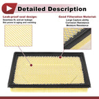 Car Engine Air Filter for Dodge Challenger 5.7L 6.1L (2008–2010) No. 5037615AA