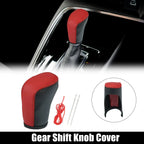 1pc Gear Shift Knob Cover for Honda Accord (2018–2022) Black Red 743151442229