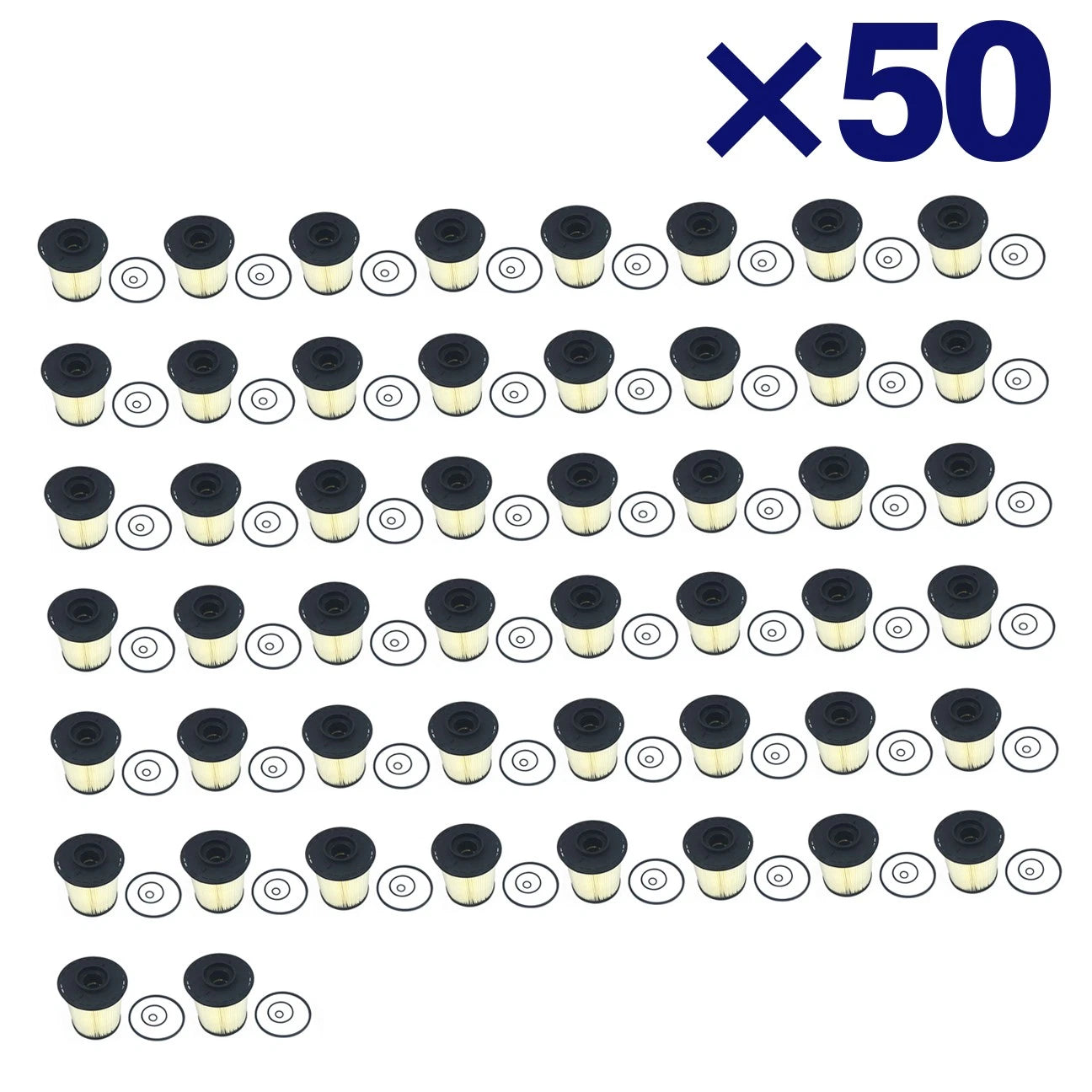 50PCS Fuel Filters F59201 for Dodge Ram 2500 3500 (1994–2002) 5.9L Turbo Diesel