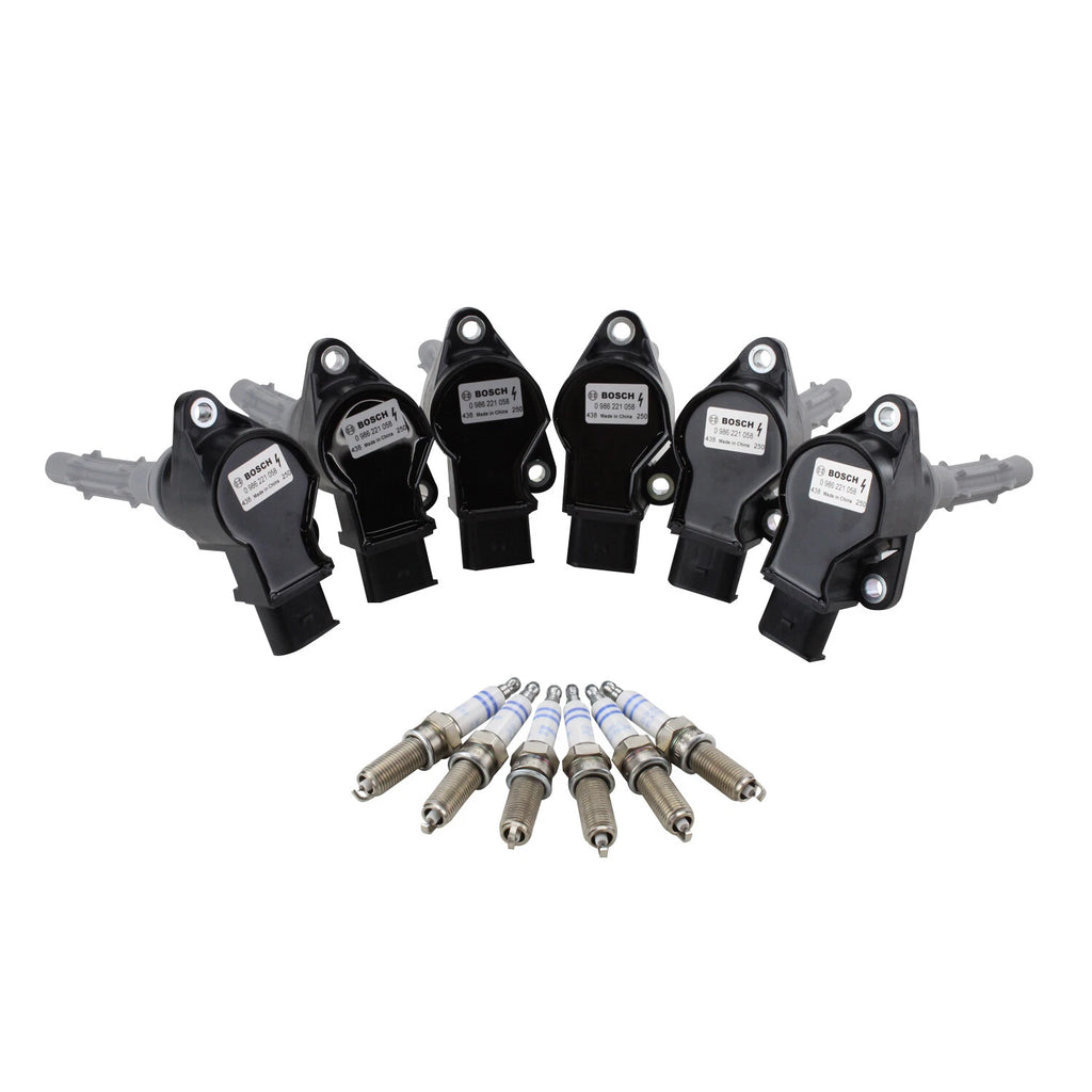 Set of 6 Ignition Coils & 6 Spark Plugs for Mercedes-Benz V6