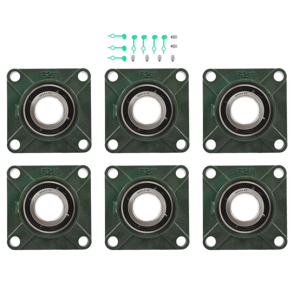 6X UCF211-32 Pillow Block Bearing for Various Applications (2" Bore)