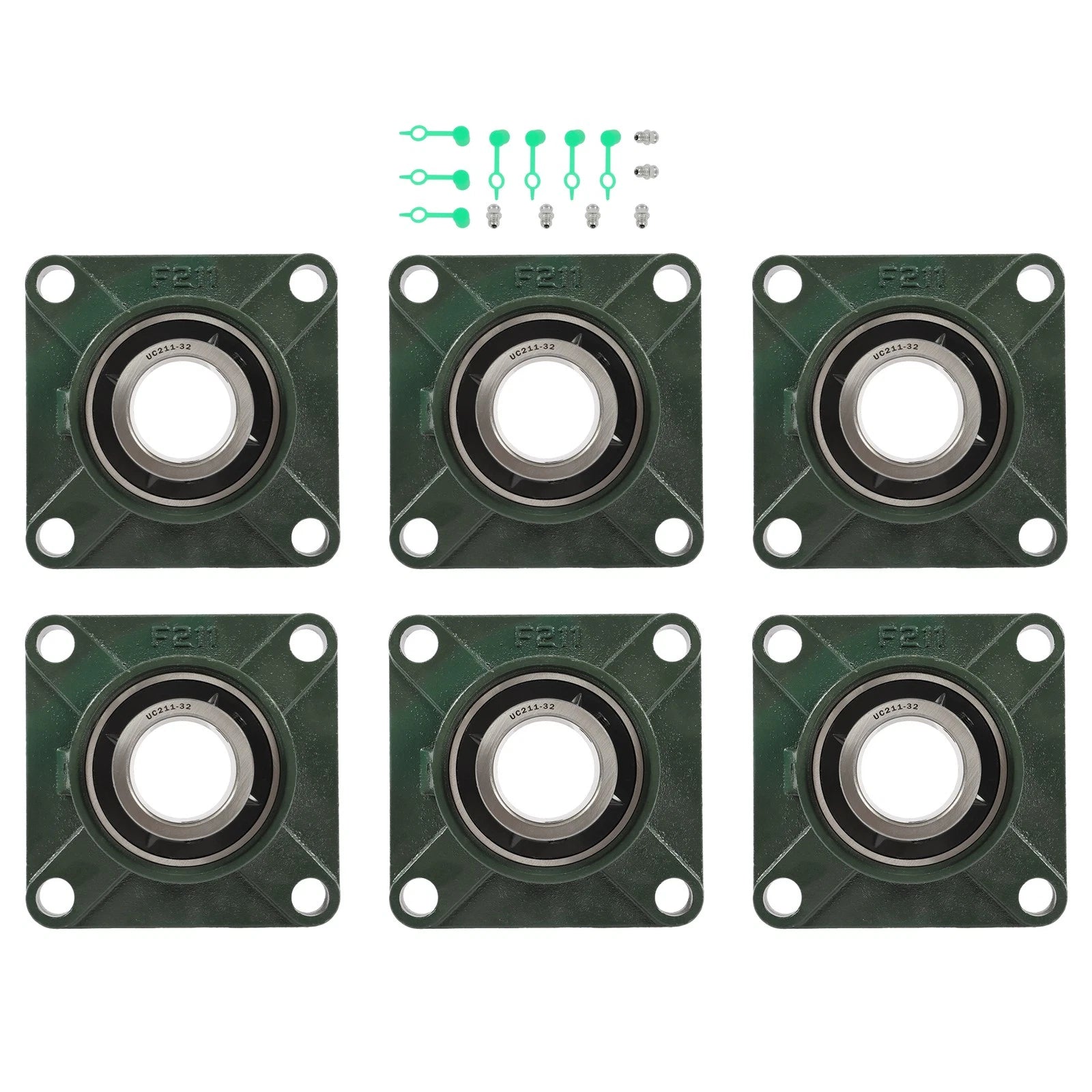 6X UCF211-32 Pillow Block Bearing for Various Applications (2" Bore)