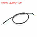 Clutch Cable for Kawasaki Z1000 (2010–2013) T9 Steel Wire Black
