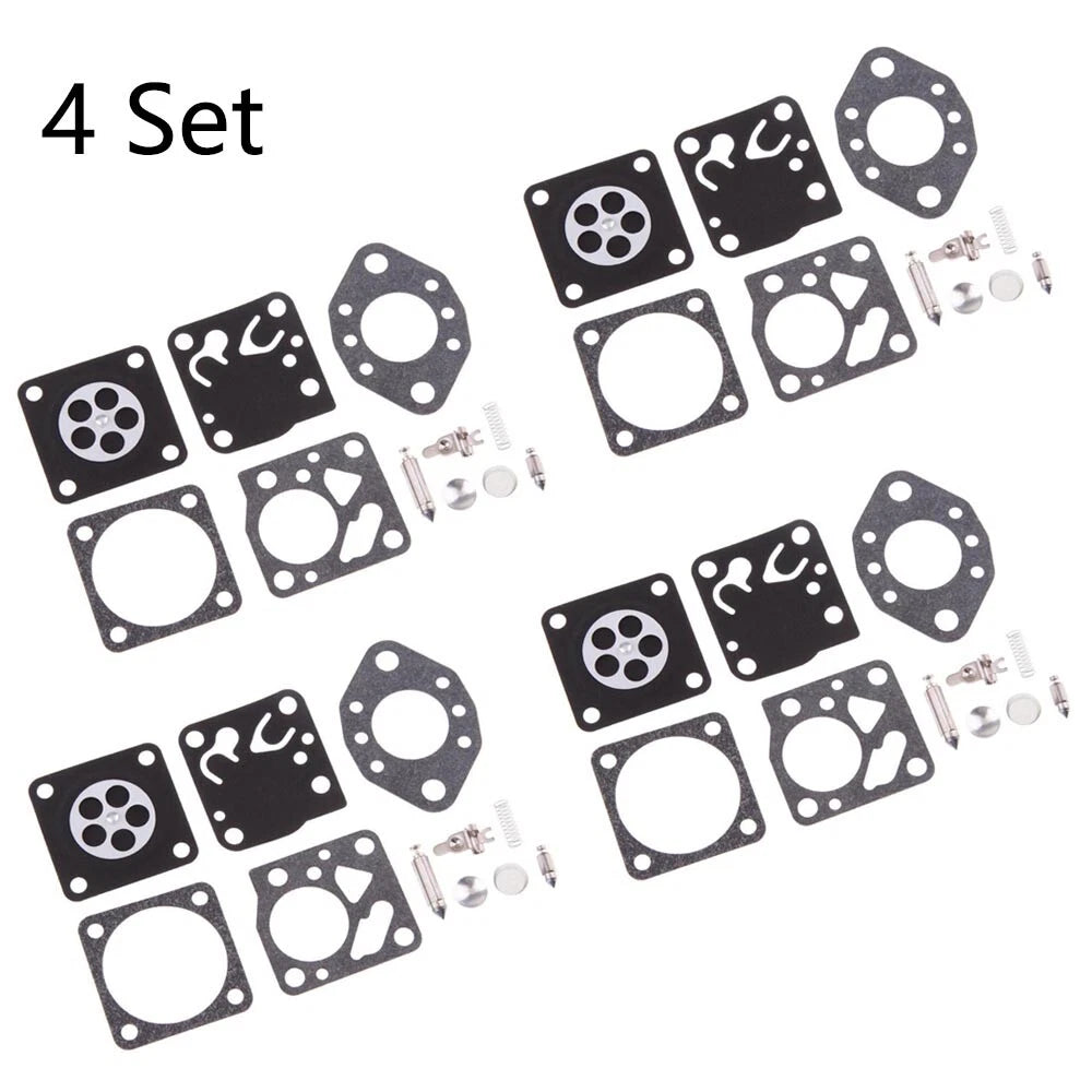 Set of 4 Carburetor Rebuild Kits for Stihl 020 024 028 (RK-13HU RK-14HU)