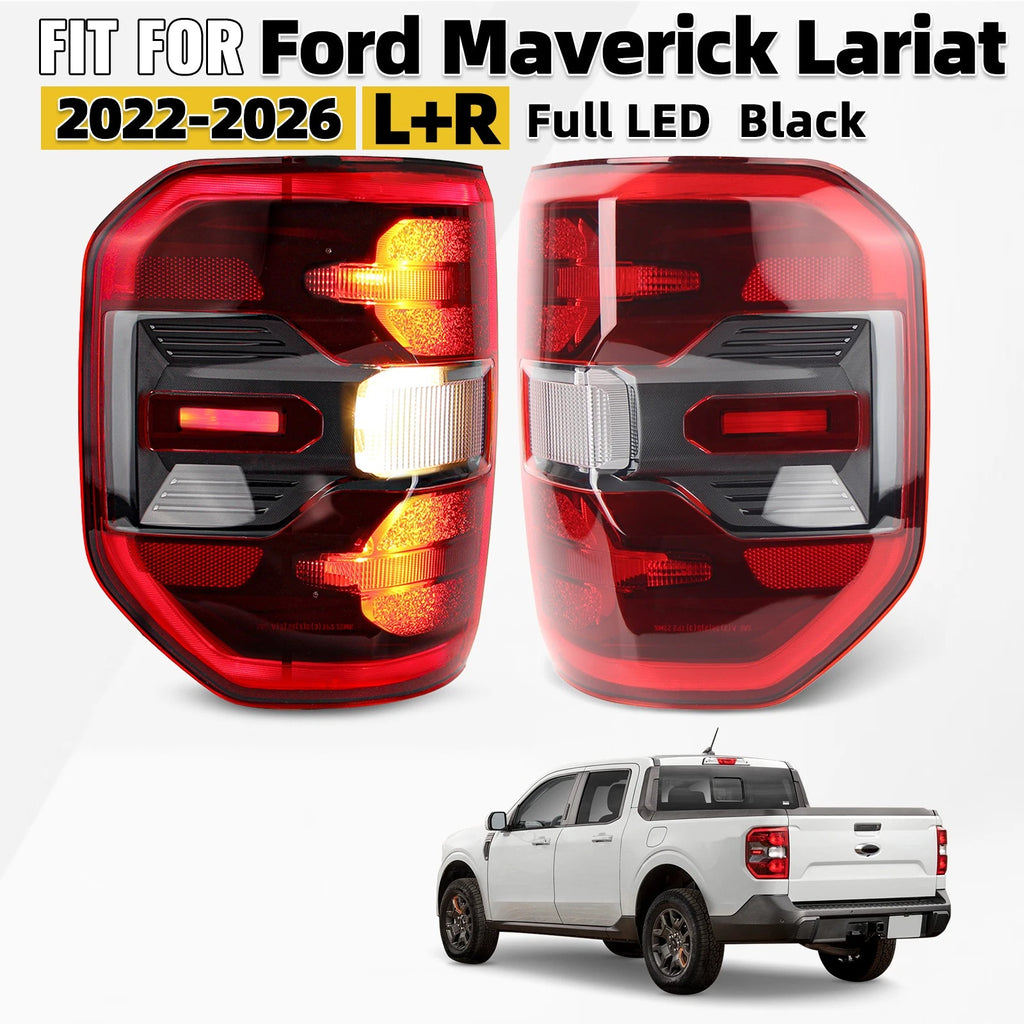 Full LED Tail Lights for Ford Maverick Lariat (2022–2026)