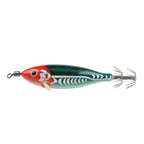 5 7g Glow Squid Jig Lure with Shrimp Design for Night Fishing