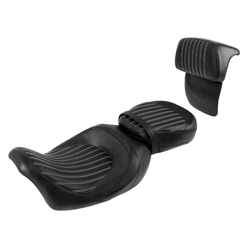 Seat Backrest Pad for Harley Touring Road King Glide (2014–2023)