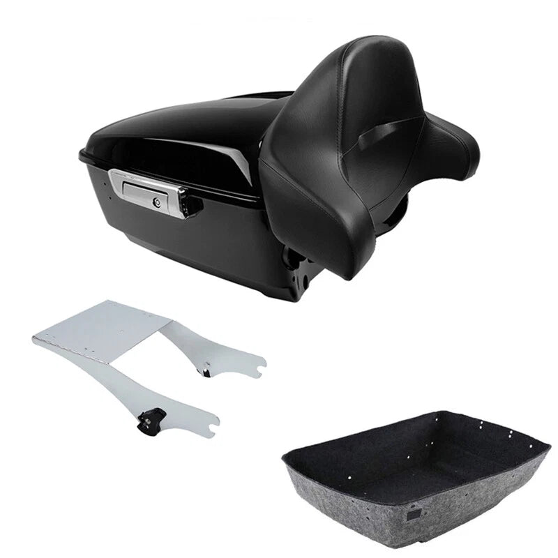 2X Backrest Pads for Harley Touring (1997–2008)