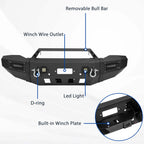 Steel Front Bumper Assembly w/ Winch Plate for Dodge Ram 2500 3500 (2019–2023)