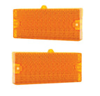 Amber LED Parking Turn Signal Lights Pair for 1969–1970 Chevy Pickup