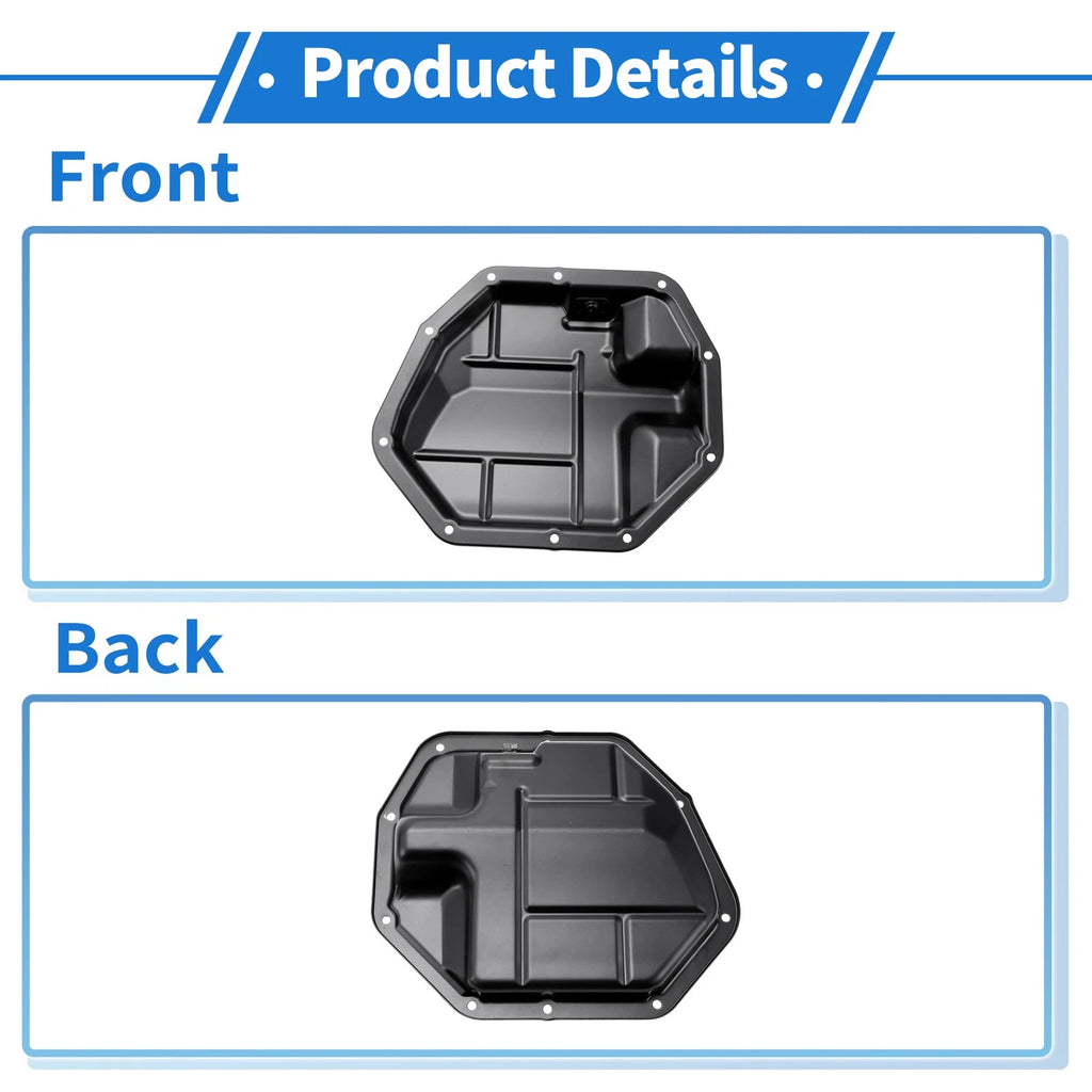 1 Pc Engine Oil Pan for Nissan Cube (2009–2014) No.11110EN210 Iron Black
