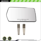 Right Passenger Side View Power Mirror Glass for Ford F150 (2011–2014) BL3Z17K707A