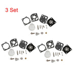 Set of 3 Carburetor Gasket Kit for Poulan Craftsman Trimmer (Zama C1Q C1U RB-47)