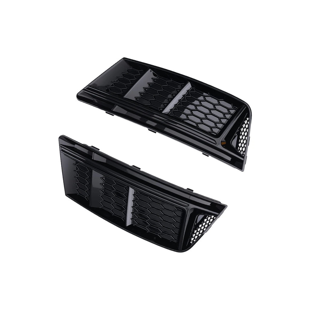 2X Fog Light Grille Bumper Cover for Audi A4 B9 (2016–2018) 8WD807682