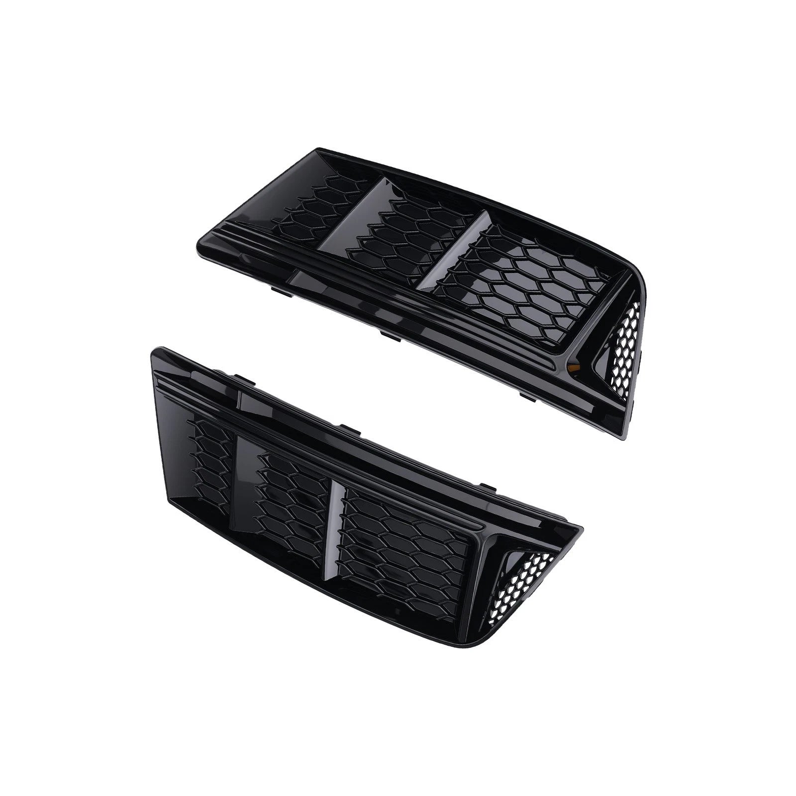 2X Fog Light Grille Bumper Cover for Audi A4 B9 (2016–2018) 8WD807682