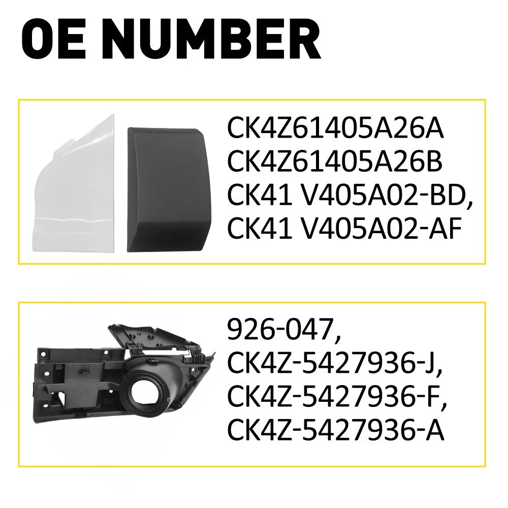 Upper & Lower Gas Cover with Fuel Filler Door for Ford Transit 150 (2015–2023)