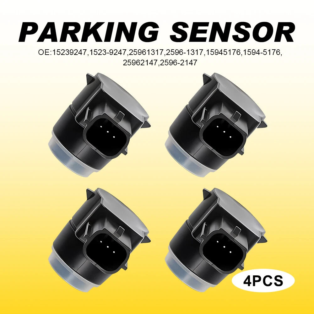 Set of 4 Reverse Backup Parking Sensors for GMC Chevy V (2006–2019)