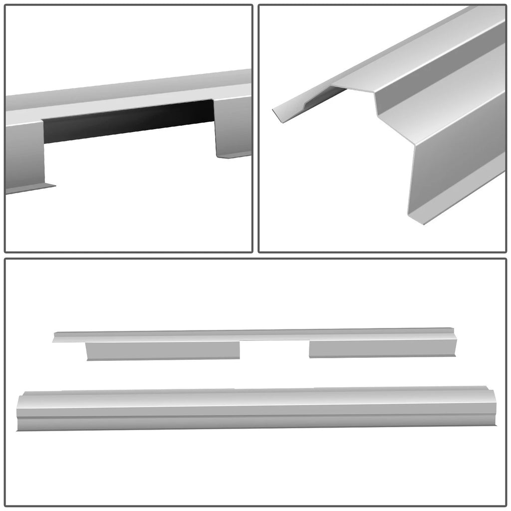 Set of 2 Rocker Panels for Jeep Grand Cherokee (1999–2004) - Primered Grey