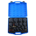 19Pcs Turbo Boost Leak Tester Adapters Pressure Gauge Valve