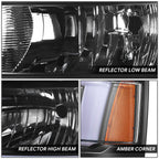 3D LED DRL Sequential Headlights for Chevrolet Silverado 1500 (2014–2015)