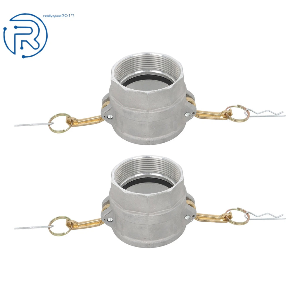 2PC 3" Aluminum Cam Lock Fitting for Hose Couplers