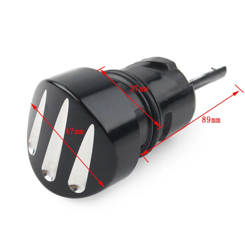 Oil Tank Dipstick Filler Plug Cap for Harley Sportster XL 883 1200 (2004-2023)