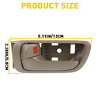 Inside Door Handle Set of 2 for Toyota Camry (2002–2006) Beige