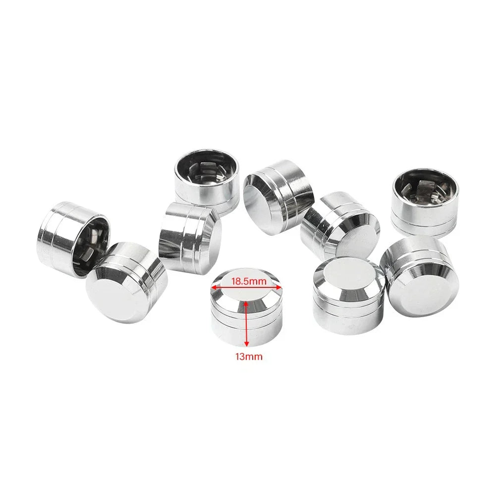 9mm-12mm Engine Screw Bolt Cover Caps Black for Harley Electra Glide, Road King
