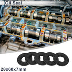 Set of 5 Oil Seal Rotary Shaft Seal TC Ring Nitrile Rubber 28x60x7mm