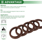 Set of 5 Oil Seal Rotary Shaft Seal FKM Rubber 31.5x39.5x5.5mm