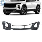 Front Bumper Cover for Chevy Equinox LT (2025) with Fog Light Holes