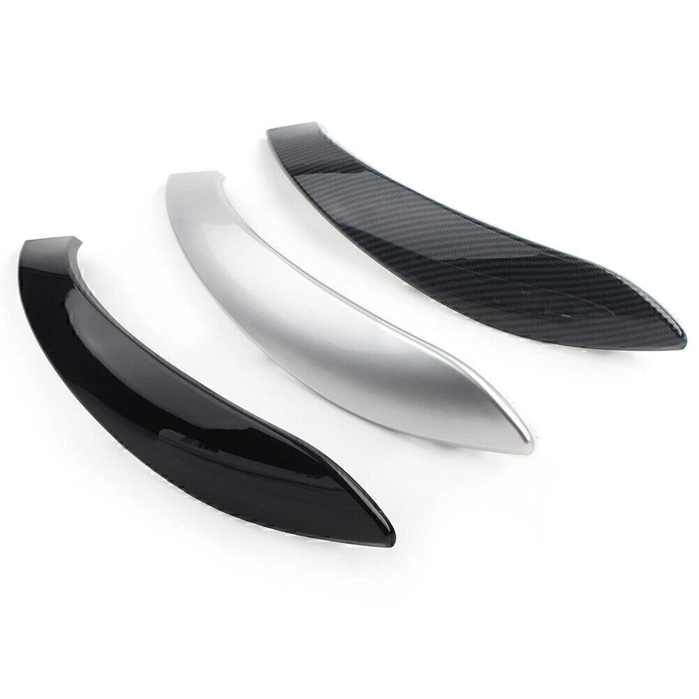 1Pc Carbon Fiber Right Inner Door Handle Panel Cover Trim for BMW 3 4 Series (2012–2020)
