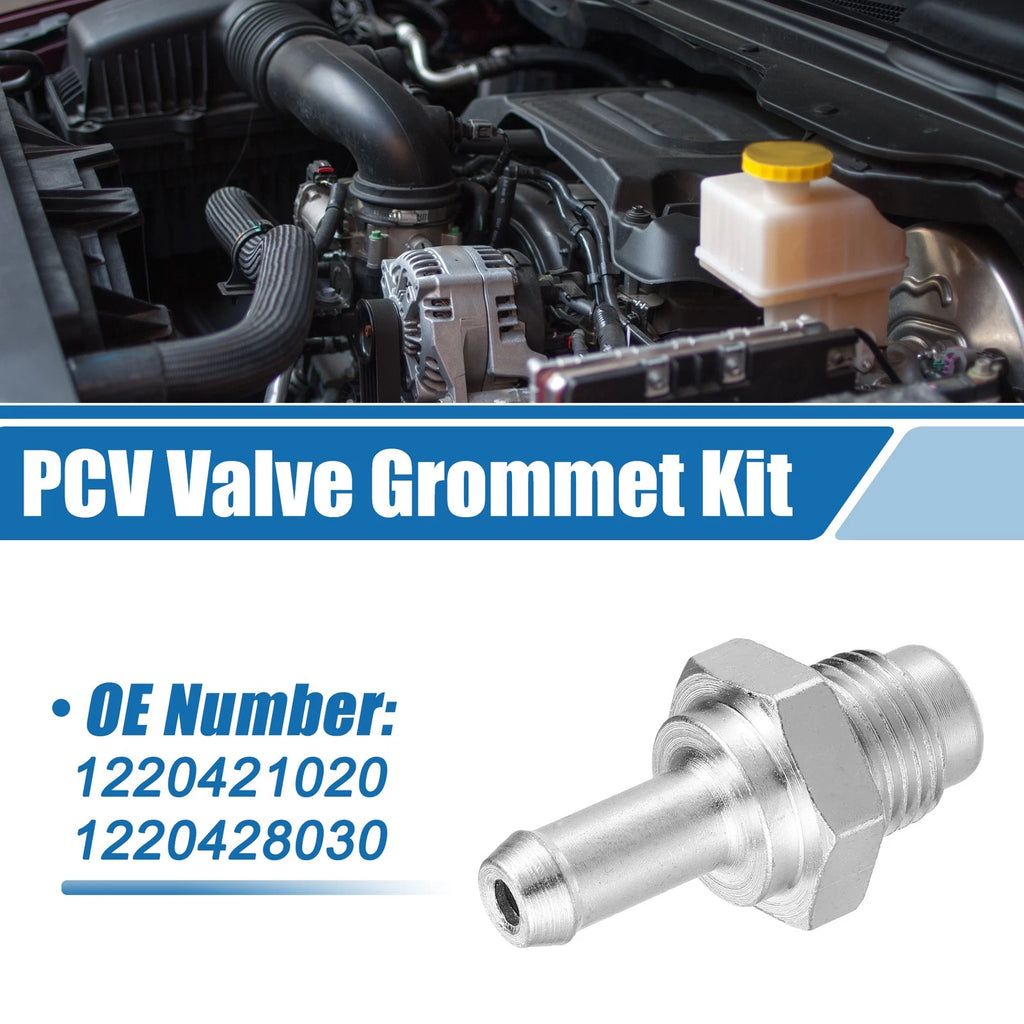 PCV Valve Fittings No. 1220421020 for Toyota (Metal Silver Tone)