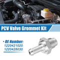 PCV Valve Fittings No. 1220421020 for Toyota (Metal Silver Tone)