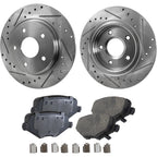 Brake Disc and Pad Kit for Dodge Grand Caravan, Journey (2012–2016)