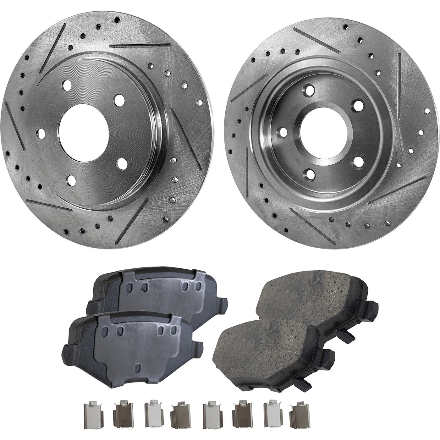 Brake Disc and Pad Kit for Dodge Grand Caravan, Journey (2012–2016)