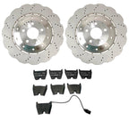 Disc Brake Pad and Rotor Kit for (365mm, Wavy)