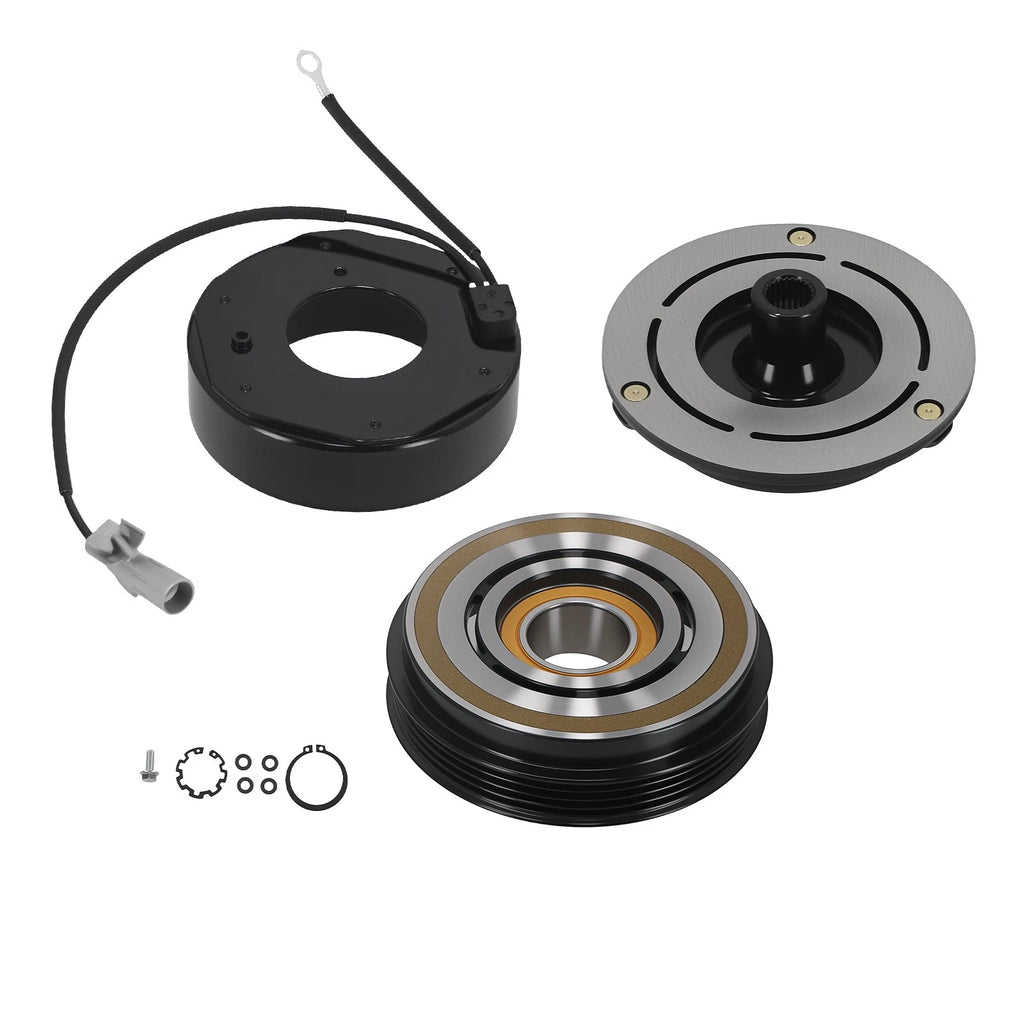 AC Compressor Clutch Kit Coil Pulley for Toyota Tacoma 4Cyl 2.4L 2.7L (1995–2004)