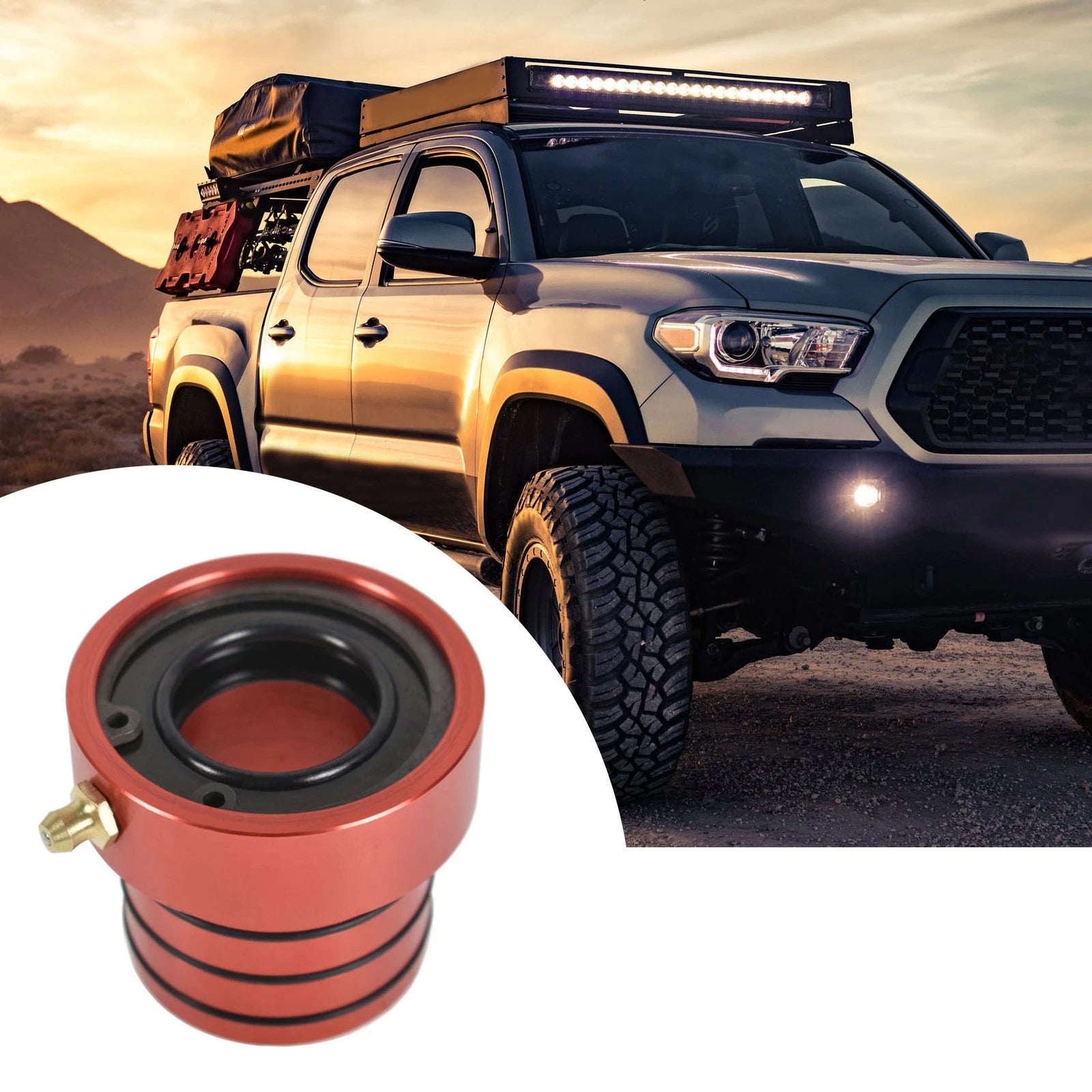 2PC Front Axle Tube Seal for Jeep ZJ MJ JK TJ XJ (1993–2006)
