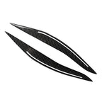2X Headlight Eyebrows Eyelids Trim for BMW 5 Series F10 (2014–2016)