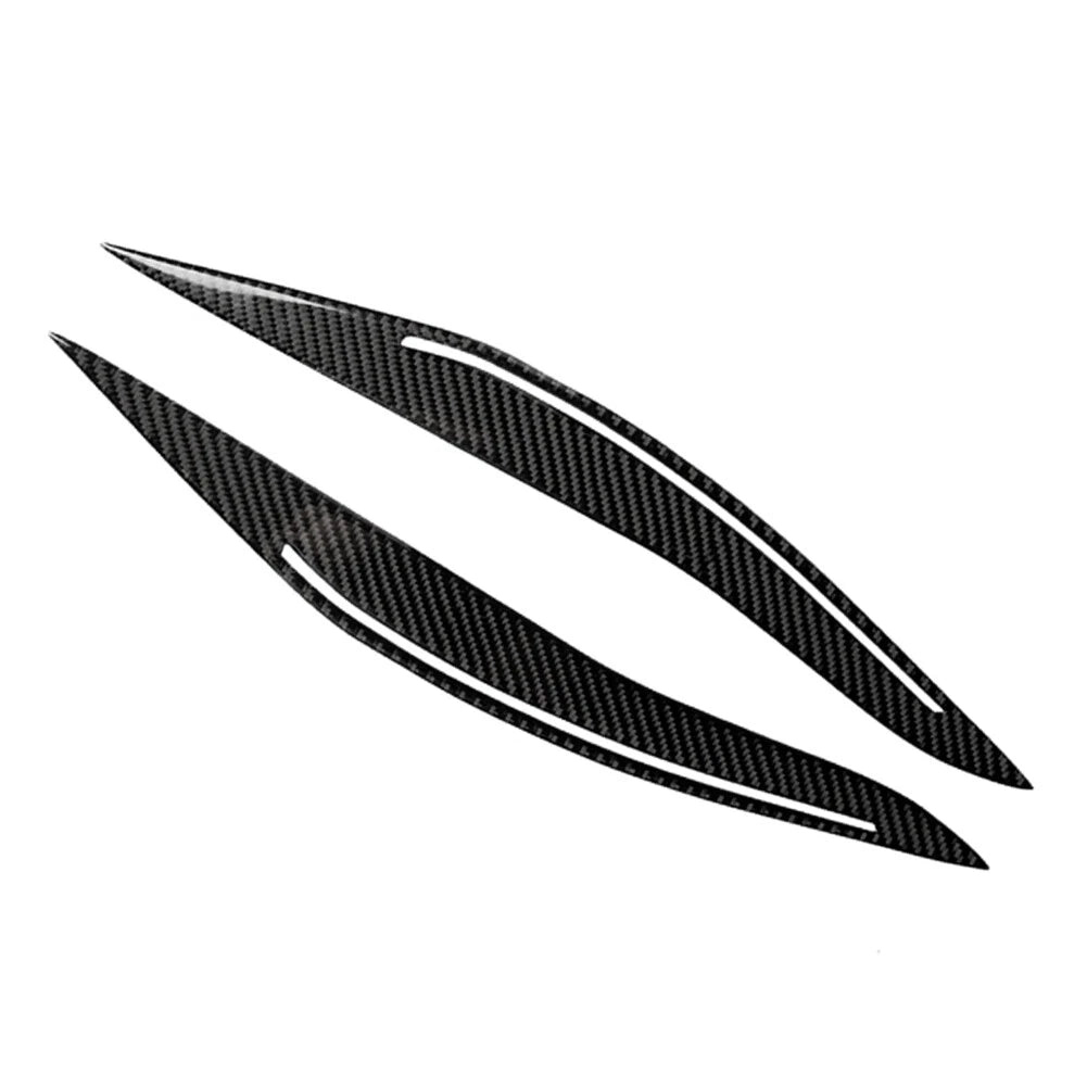 2X Headlight Eyebrows Eyelids Trim for BMW 5 Series F10 (2014–2016)